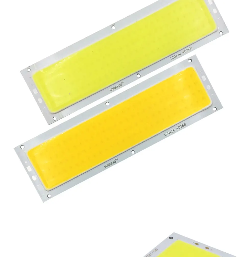 120x36mm 12V COB LED Lichtquelle Chip 12W Glühbirne für DIY 12V Beleuchtung Warme Natur Kühles Weiß Blau Panel Lampe 1000LM Wasserdicht – Detail 7