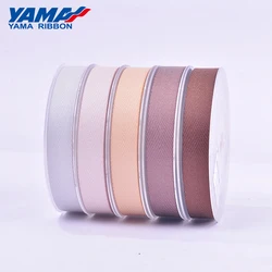 YAMA-Twill Ribbon for Crafts, 100% Polyester, Hand Made Woven Bow Gift, 50Yards Per Roll, 9mm, 16mm, 19mm, 25mm, 38mm