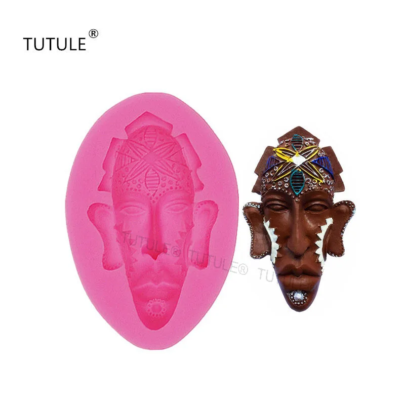 

Gadgets - Mask Mold Clay Resin Fondant -tall Silicone Rubber Food Safe BPA Free Mold-resin,jewelry,etc Mould