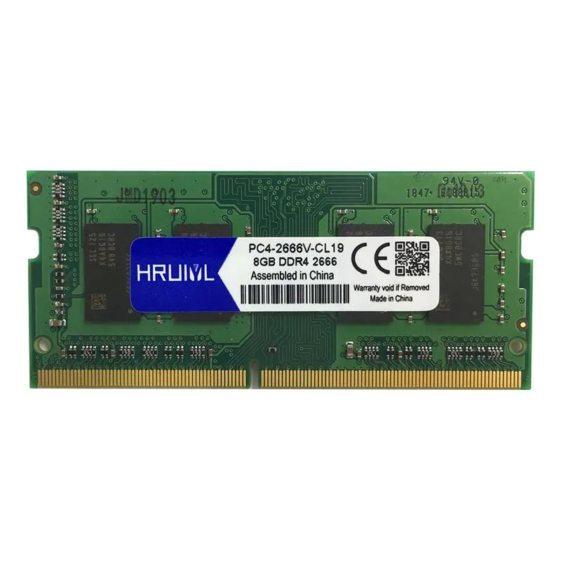 Imagem -04 - Memória Ram Ddr Pc417000 Pc4-19200 2133 2400 2666 Mhz Memoria 260-pin Sodimm Hruiyl Portátil Ddr4 4gb 8gb 16gb 4g 8g 16g