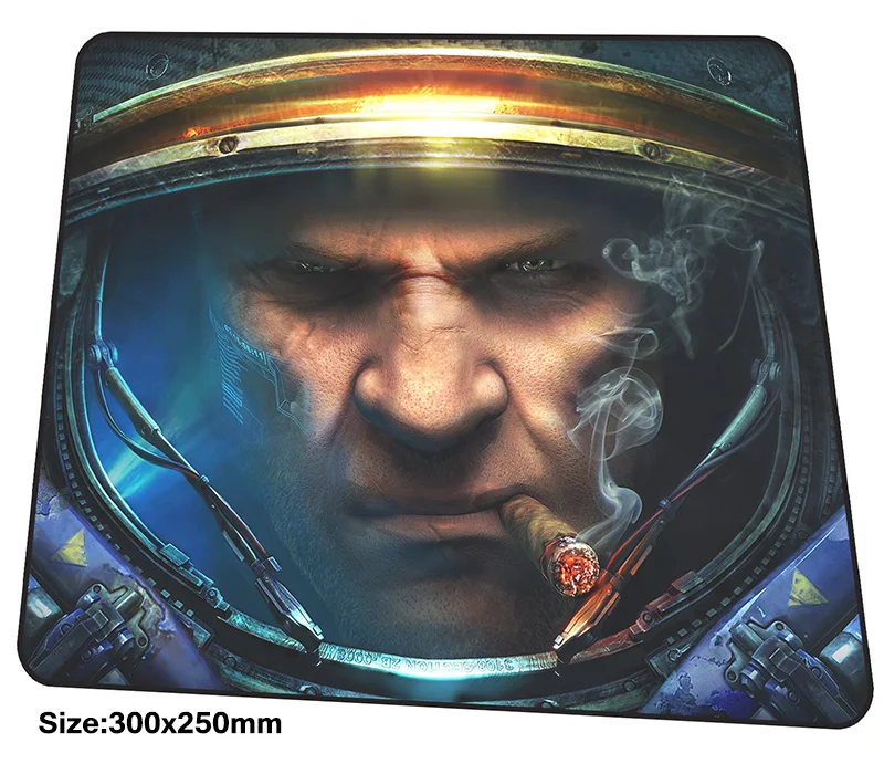 Protoss mouse pad 300x250mm mousepads best gaming mousepad gamer locked edge large personalized mouse pads High-end pc pads