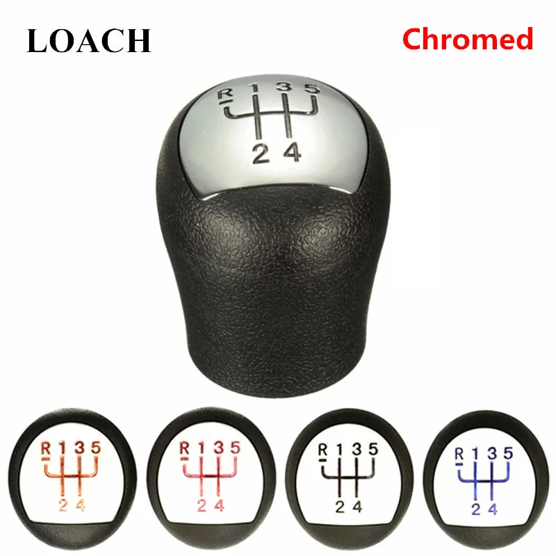 Car Gear Shift Knob for Renault Megane Clio II 2 MK2 172 182 RS Sport Chromed MT GearShifter Lever Stick Pen Arm Head Ball POMO