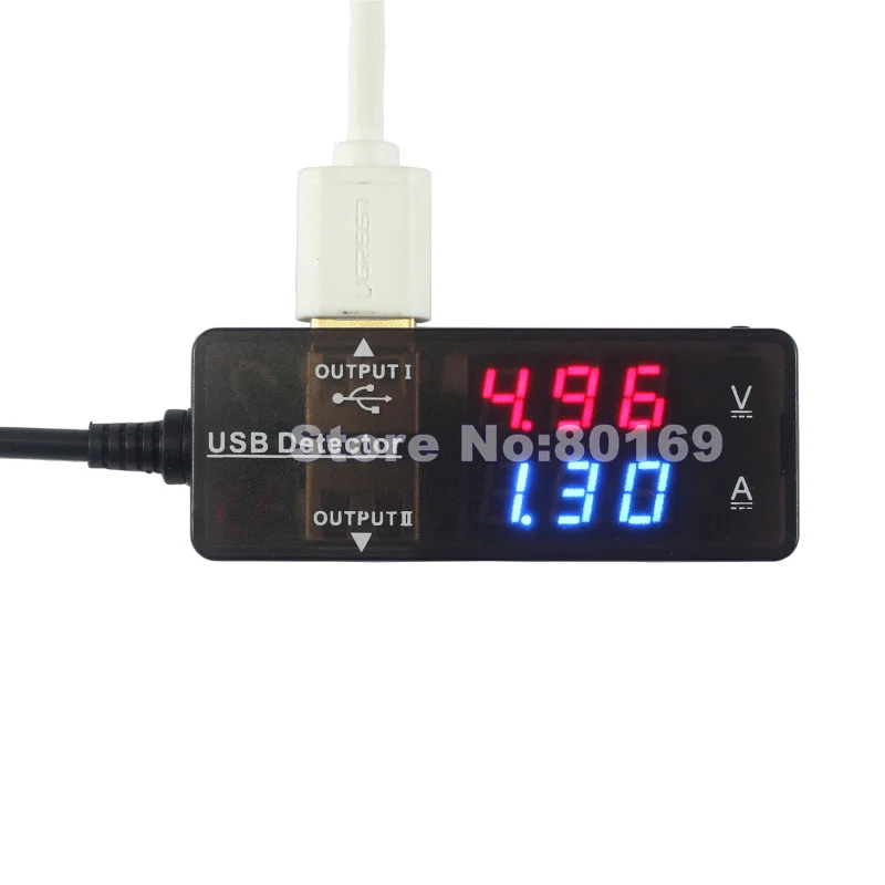 Imagem -03 - Usb Detector de Voltímetro Amperímetro Bateria Capacidade Monitor Carga para o Telefone Ipad Bloco de Energia Móvel Dc3.230v 3a