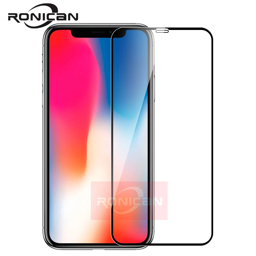 

For iPhone X XS XR 11 Pro MAX Tempered Glass Film Screen Protector Protective Full Cover for iPhone XR X XS Max SE 2020 Case