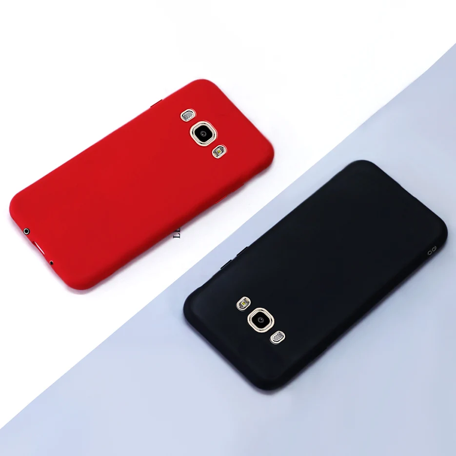 Funda 삼성 갤럭시 J7 2016 J710 케이스 귀여운 캔디 소프트 실리콘 커버 5.5 \'\'삼성 J7 2016 케이스 J710F 뒷면 커버 Coque