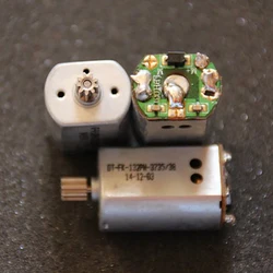 132 High Speed RC Motor DC 3.7V 17000 rpm Carbon Brush Motor with Metal Gears, Circuit Board, Cooling Holes Shaft Dia 2mm