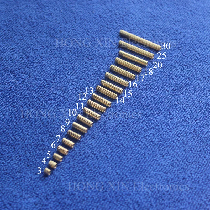 M2*6 1Pcs Brass Spacer Standoff 6mm Female To Female Standoffs column cylindrical High Quality 1 piece sale