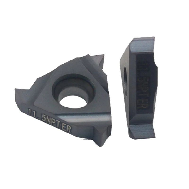 16ER 14NPT Lda 20Pcs Threading Mes Cnc Carbide Insert Draaibank Cutter Tool 16ER 14NPT Voor Rvs