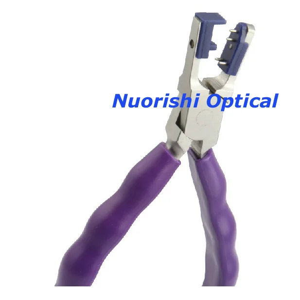 high quality anti-slip rubber handle eyeglass silhouette plier  rimless frame plier  AC929 AC930 AC931 view 3