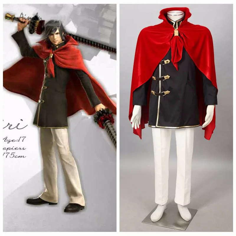 Ainclu Final Fantasy Type-0 Game Deluxe Suzaku Peristylium Class Zero Machine Halloween Cosplay Costume For Christmas