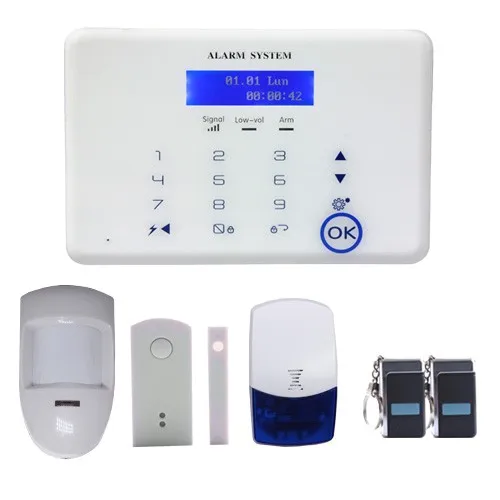 gsm pstn 433/868mhz Alarms system for Home Security