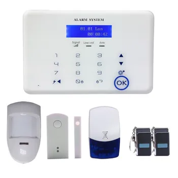Gsm pstn 433/868mhz alarm system home security