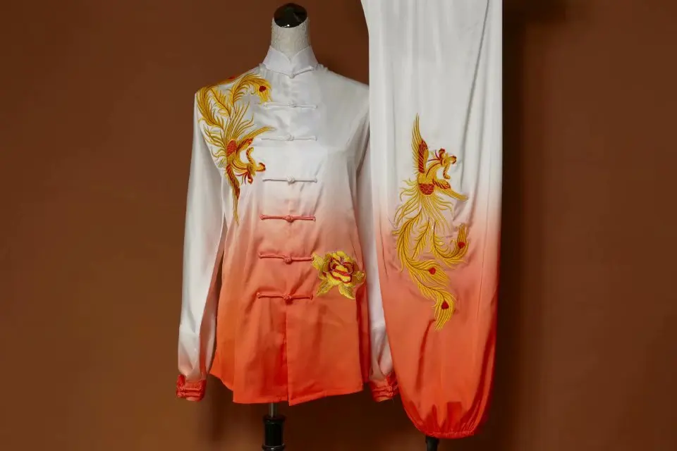 Taichi Taiji Martial Arts Competition Uniform Embroidered Kungfu Taolu Tailor Made Clothing CCWUSHU