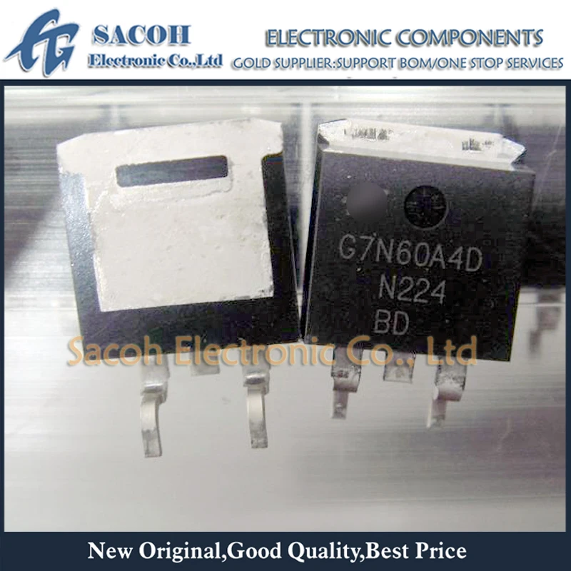 New Original 5Pcs/Lot HGT1S7N60A4DS G7N60A4D 7N60A4D OR HGTP7N60A4D 7N60A4D G7N60A4 TO-263 14A 600V N-Channel IGBT With Diode