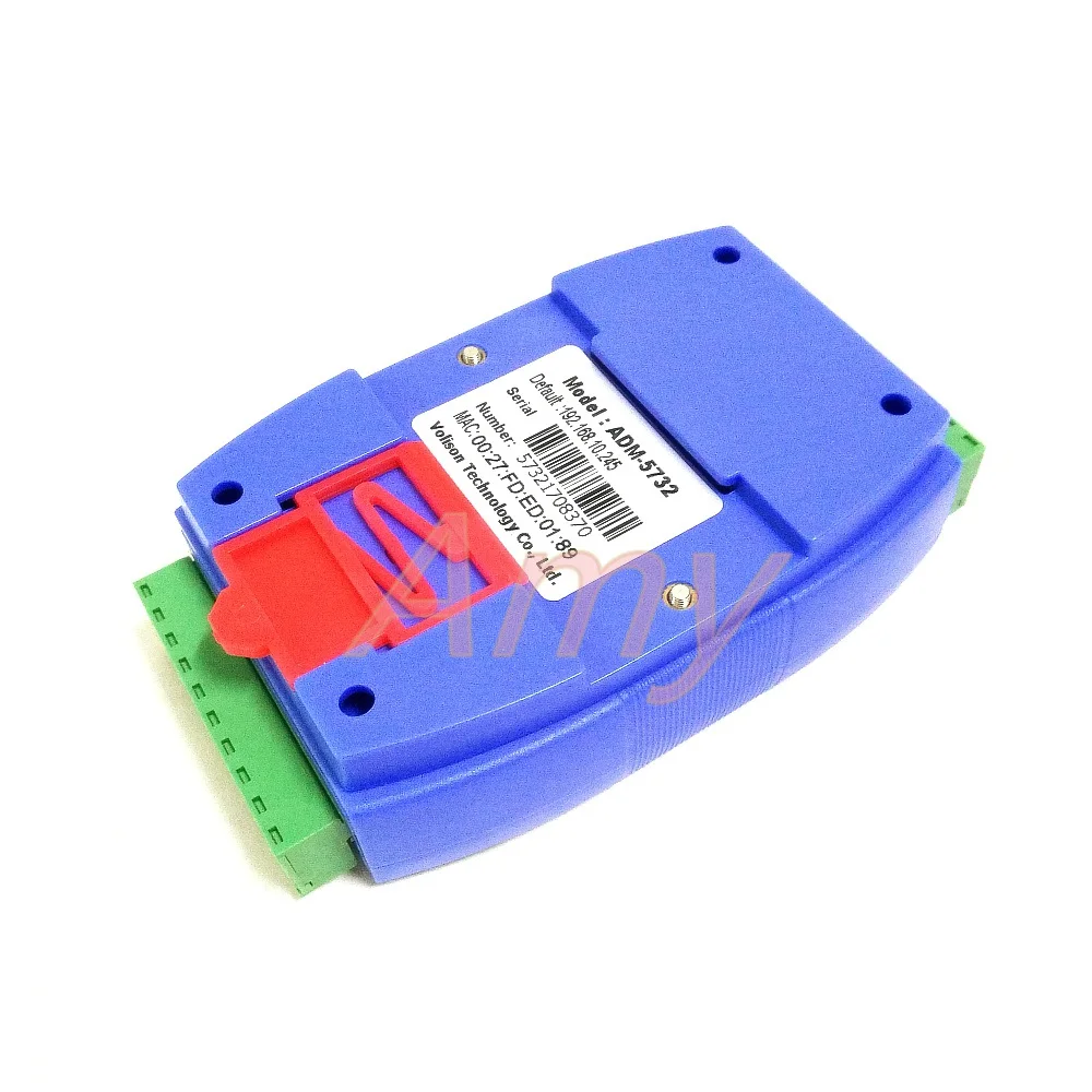 ADM-5732 Servidor de puerto serie RS422 485 de 2 vías, 485 turn, nivel industrial 2, guía de conexión de 485 a Ethernet