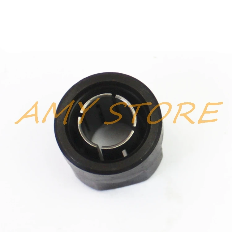 12.7mm Black Metal 1/2" Collet Nut Plunge Router Parts for Makita 3612 Engraving Machine plunge router 20 x 27mm