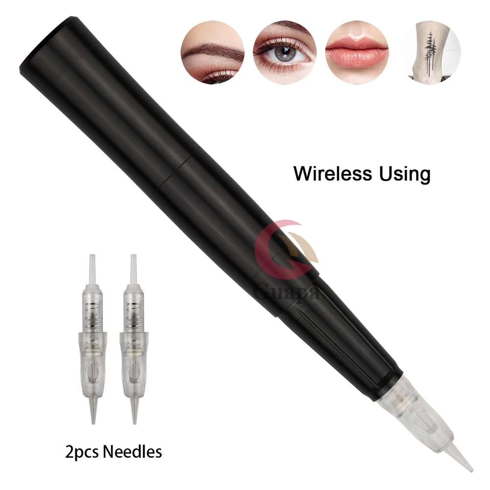 Portable Wireless cosmetic make up machine Eyebrow Tattoo Pen Permanent Makeup Machine Pen with 3 Levels Speed for lips Eyeliner