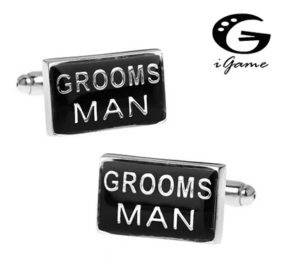 iGame Grooms Man Cuff Links Quality Brass Material Cufflinks Wholesale & Retail