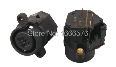 

wholesale 50 pcs FEMALE SOCKET, XLR-1/4" JACK With lock - 407AC