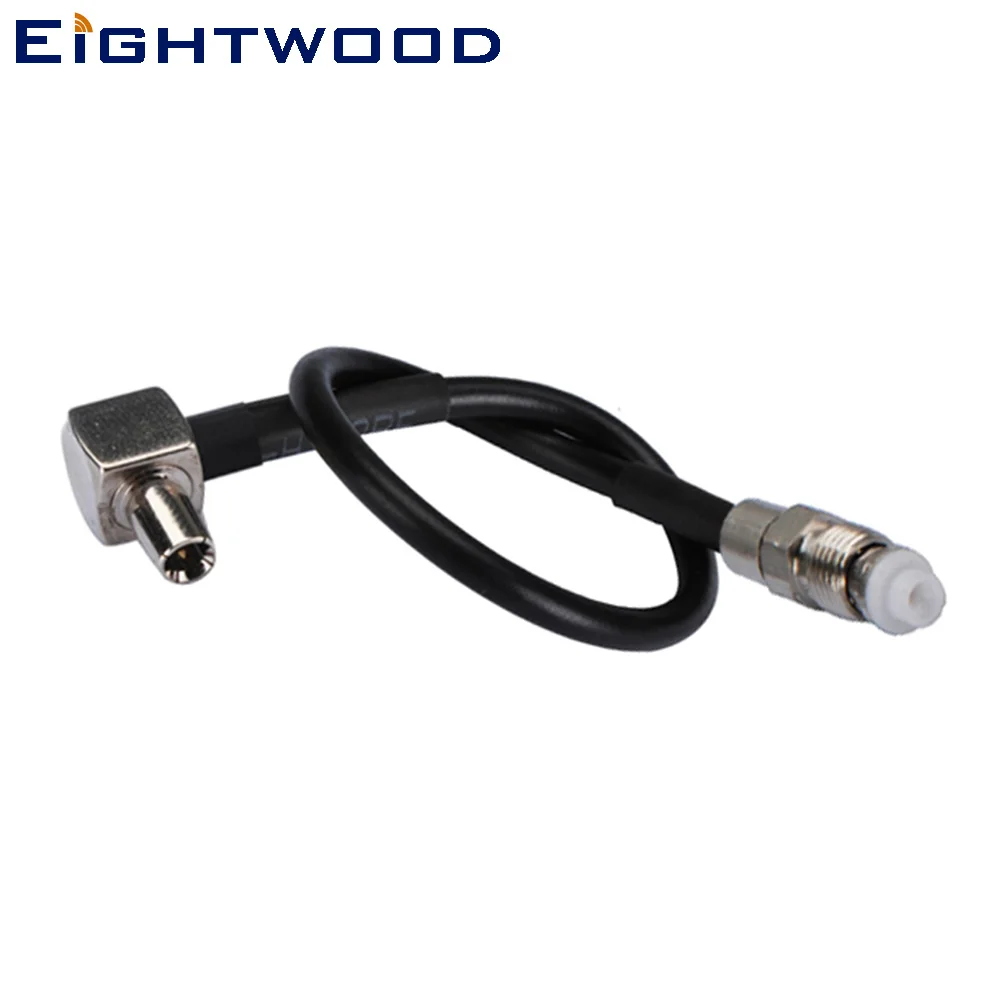 Eightwood RF Cable Assembly TS9 Plug Male to FME Jack Female Pigtail Cable for Verizon Jetpack 4G LTE Mobile Hotspot Antenna