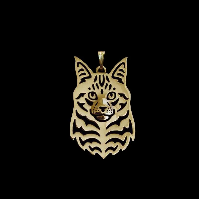 Fashion Jewelry Alloy Cat Shaped Pendants Women Maine Coon Cat Pendants