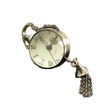 Gaya Antik Bola Kristal Kalung Jam Saku Kalung Perhiasan Steampunk Liontin Rantai Dial 2.7 CM Ini dengan Harga Murah Grosir Jam Tangan