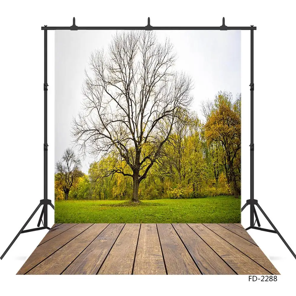 Dead Trees Wooden Floor Vinyl Cloth Photography Backgrounds Portrait Backdrops Photo Studio Photobooth Camera Photo Photophone