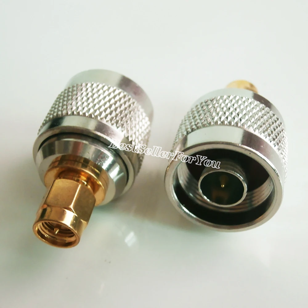 1Pcs N Male Plug To SMA Male Plug Straight RF Coax Connector Adapter Converter