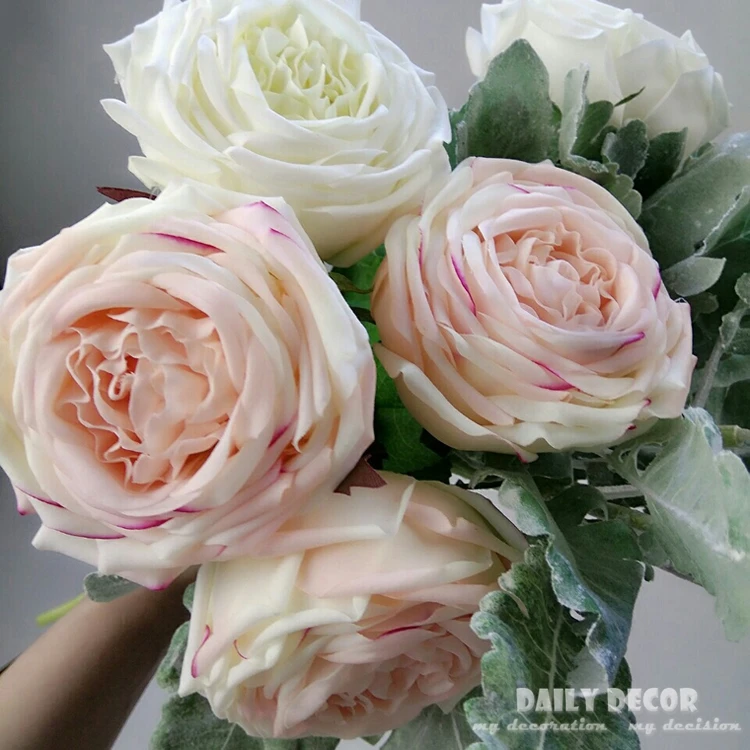 

10pcs/lot! 75cm long stem real touch Felt moisturizing single rose flowers wedding decorative artificial latex rose wholesale