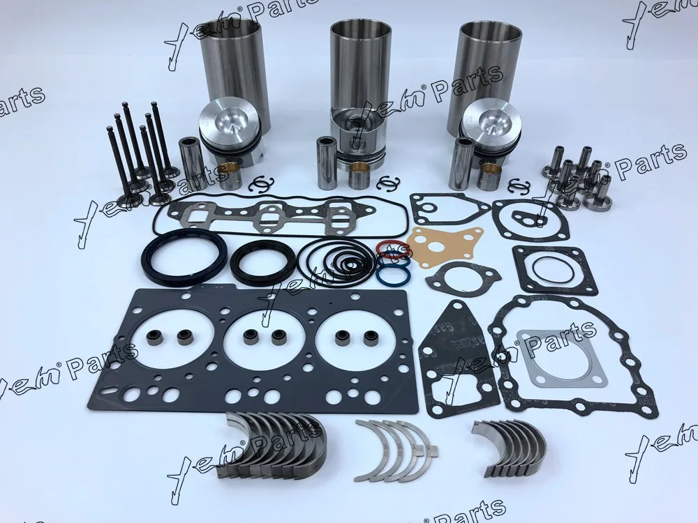 For 3TNC78  engine repair kit piston +piston ring + Cylinder liner  + full gasket set + bearings + valve set