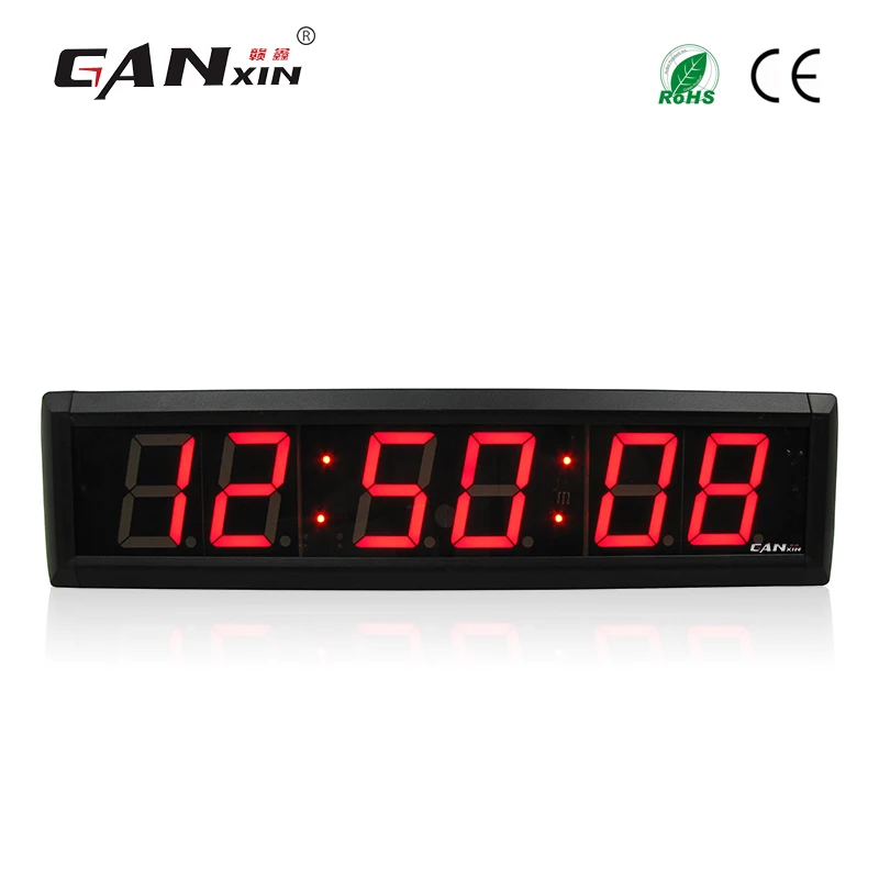 [GANXIN]2.3 inch  LED countdown Timer  7 segment display wall clock 12/24H