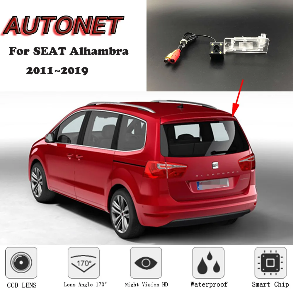 

AUTONET Backup Rear View camera For SEAT Alhambra 2011~2019 Night Vision/license plate camera/parking Camera