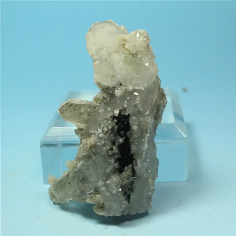 Natural mineral crystal column dolomite associated minerals form a unique teaching specimen collection of the original stone