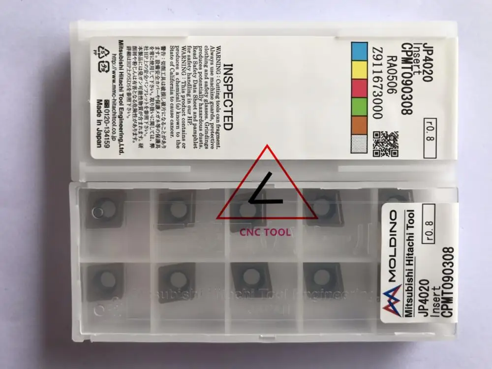 CPMT090308 JP4020 10pcs Hitachi high cutting performance CNC indexable inserts