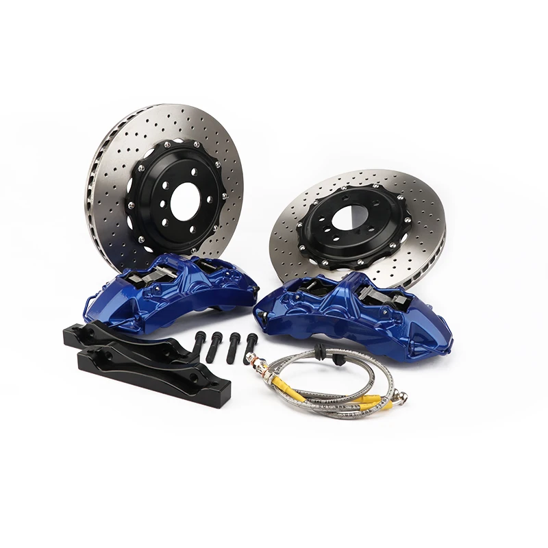 

Синий комплект тормозов для гоночных автомобилей GT6 большой поршень передний и задний GT4 поршневой суппорт на колесе 20 обод для BMW X6 E87 2008