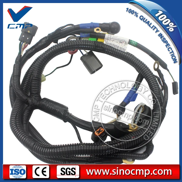 SK200-6 6D34 Engine Wiring Harness YN16E01016P1 YN16E01016P2 for Kobelco