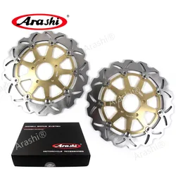 Arashi 1 Pair For SUZUKI HAYABUSA GSXR1300 1999 - 2007 CNC Front Brake Disc Brake Rotors GSX-R1300  GSXR 1300 2000 2001 2002