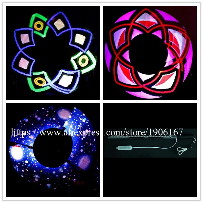 

Hot sale Colorful Led 100 Pixels POI Led Programable Magic Stick