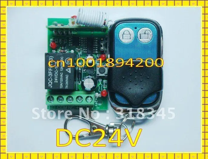 

DC12V Radio Remote Control Switch System1Receiver&1Transmitter Momentary Toggle Latched Adjust with LED Indicator Push Button