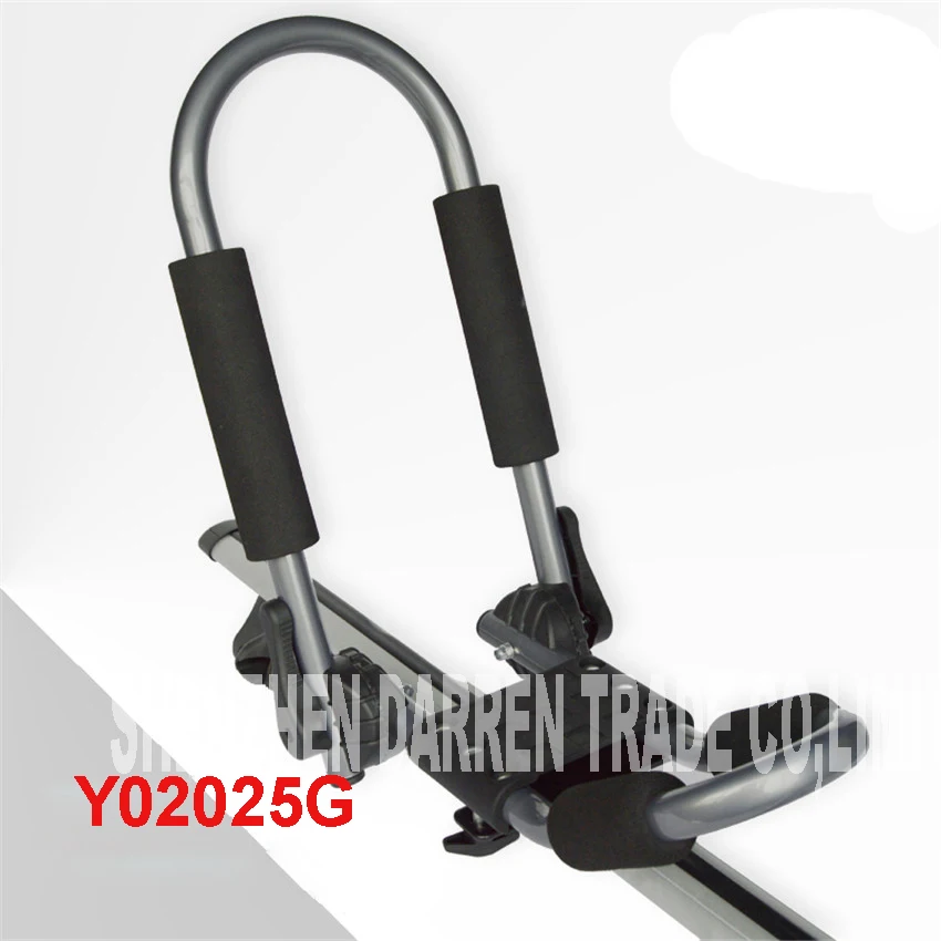 

1 SET Y02025G Folding J-Style stacker kayak Kayak Canoe carrier holder carrier roof aluminum alloy Canoe Kayak Boat shelf