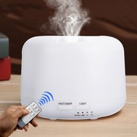 Remote Control 300ML Ultrasonic Aroma Air Humidifier Diffusor With 7 Color Lamp Electric Aromatherapy Essential Oil Diffuser