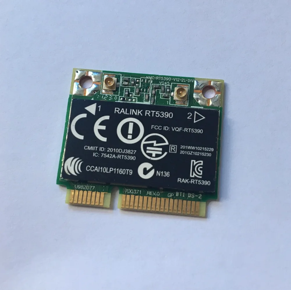 Wholesales Wireless Card For HP TPN-Q109 G4-4 Q109 2000 G4 RT5390 Half Mini PCI-E 802.11 B/g/n 300Mbps SPS:630703-001