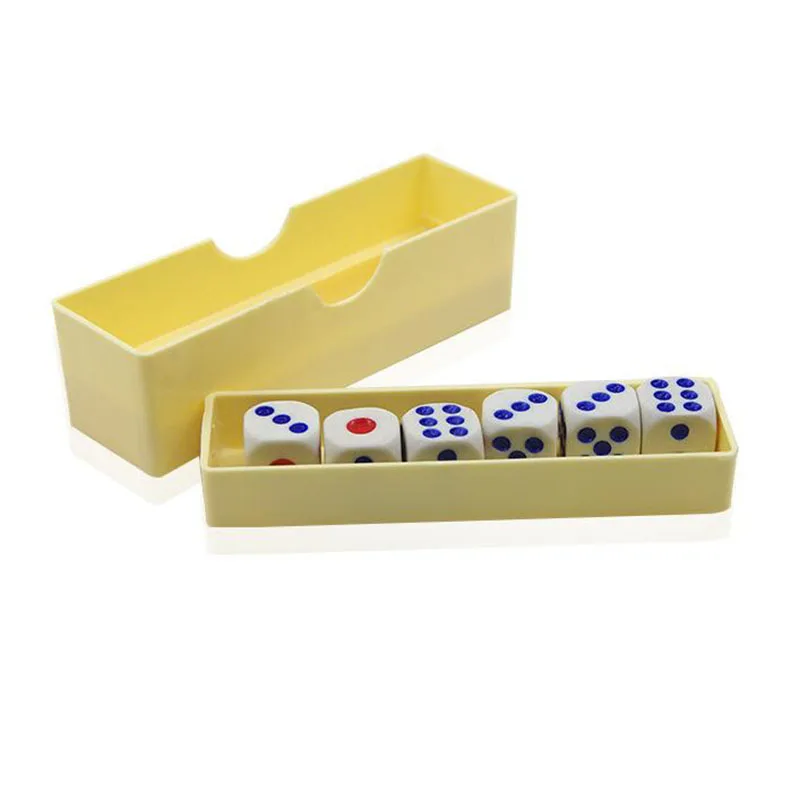 1Set Prediction Dices (Normal Dice) Magic Tricks Six Die Flash Change Magia Close Up Gimmick Props Illusion Funny Classic Toy