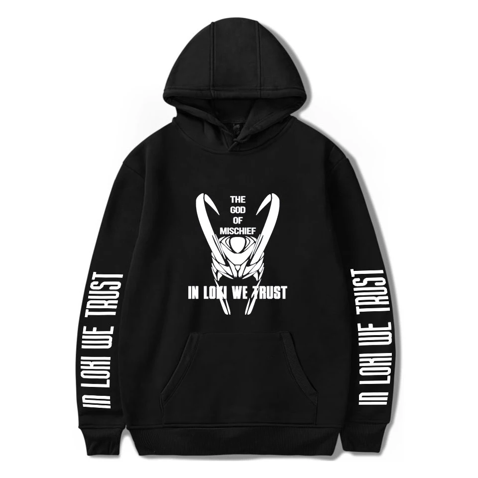 2022 Hot Sale Loki Hoodies Men/Women Autumn Winter Fashion Casual Hip Hop Hoodie Print Loki Pullover Hooded Sweatshirt