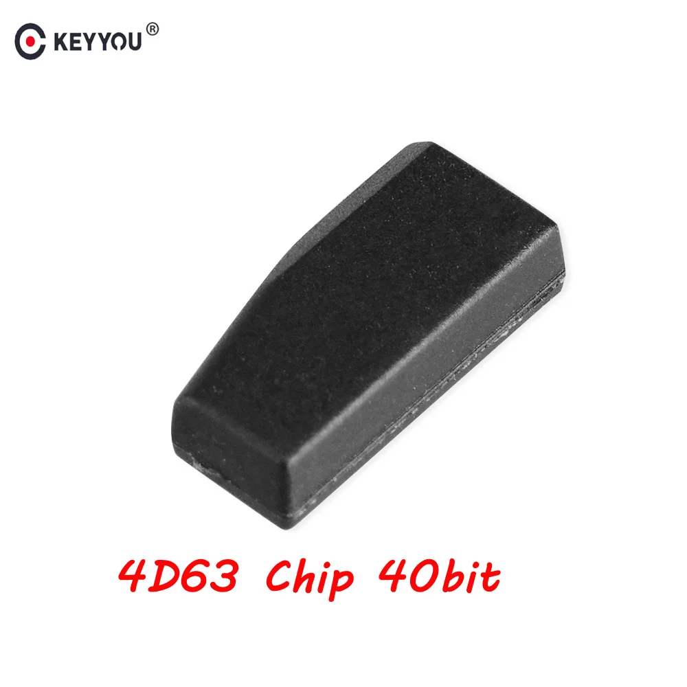 Keyyou Auto Carbon Transponder Chip Voor Ford Mazda 4D63 40Bit 4D ID63 Chip