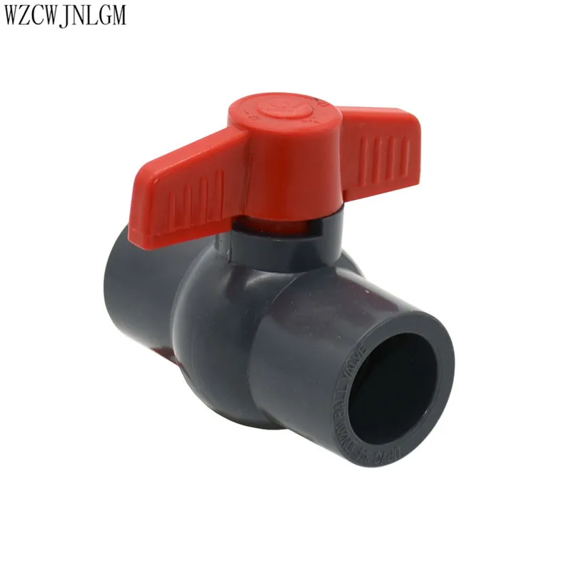 

Inner diameter 3/4" female 25mm sleeve straight through ball valve blue PVC pipe switch ball valve poultry breeding accessories