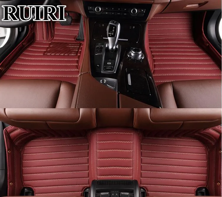 High quality! Custom special car floor mats for Hyundai Santa fe 7 seats 2019 waterproof carpets for Santafe 2019,Free shipping