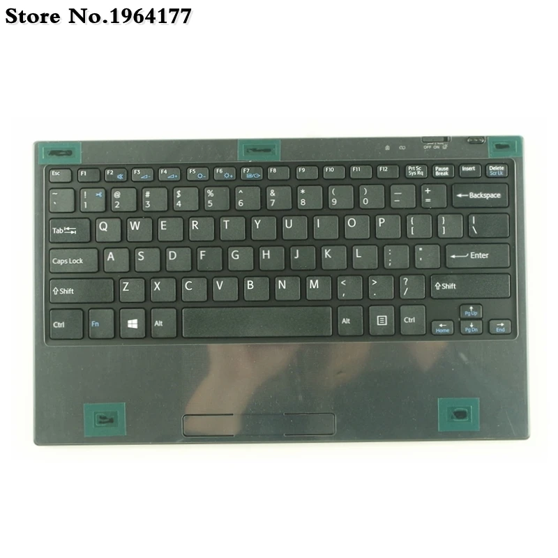 Imagem -02 - Teclado sem Fio Bluetooth Estilo Eua Teclado de Polegadas para Sony Vaio Toque 11 Tablet pc Svt11 segundo Palmdescanso Capa Superior
