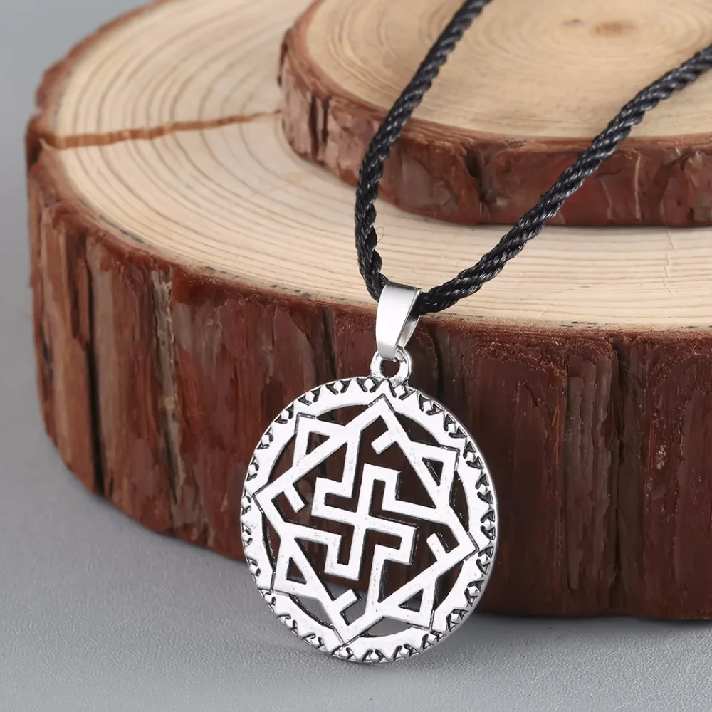 Kinitial Valkyrie Symbole Slavic Pendant Necklace Viking Nordic Amulet Viking Norse Jewelry Scandinavian Fashion Ethnic Necklace