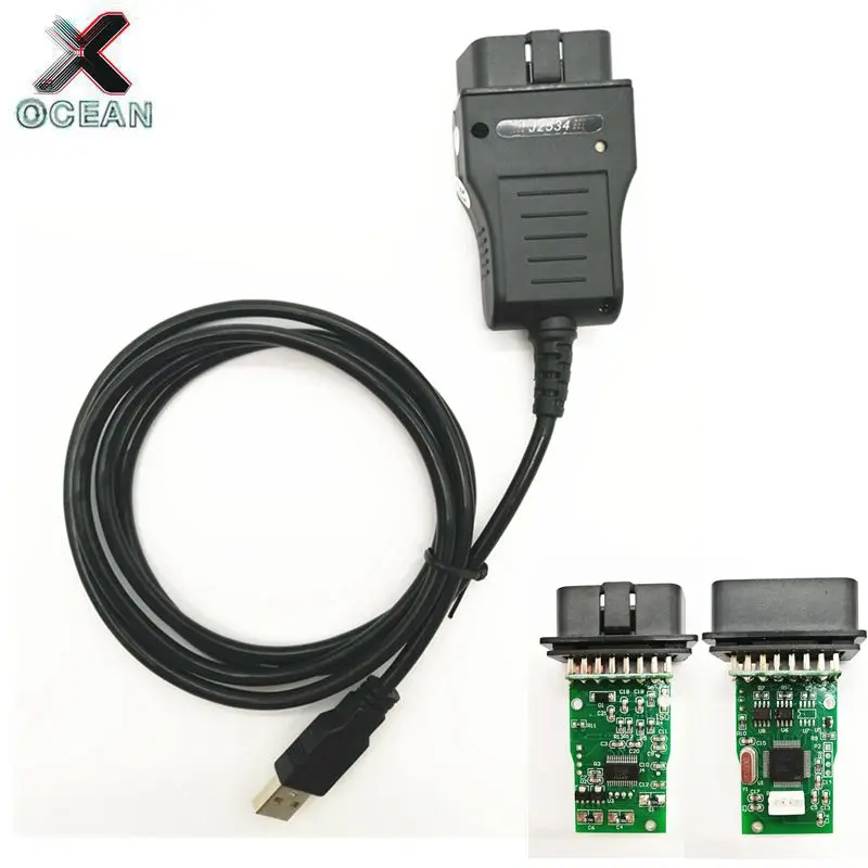 10 шт./лот, Новое поступление, HDS USB-кабель для Honda OBD2, диагностический кабель с много языком, автоматический OBD2 HDS-кабель, бесплатная доставка